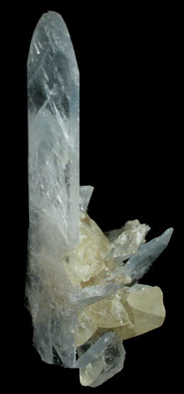 Celestine and Calcite from Clay Center, Ottawa County, Ohio