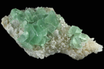 Fluorite on Quartz from William Wise Mine, Westmoreland, Cheshire County, New Hampshire