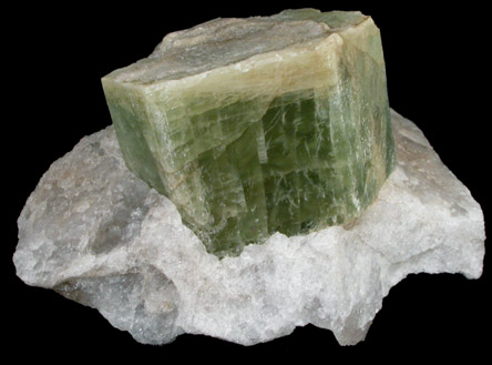 Beryl in Quartz from Beauregard Quarry, Alstead, Cheshire County, New Hampshire