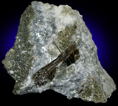 Titanite and Pyrite from Indian Lake, Hamilton County, New York