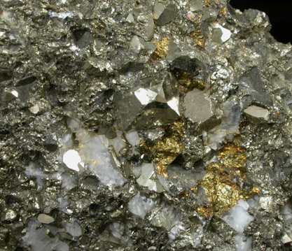 Pyrite with Chalcopyrite from Grace Mine, Morgantown, Berks County, Pennsylvania