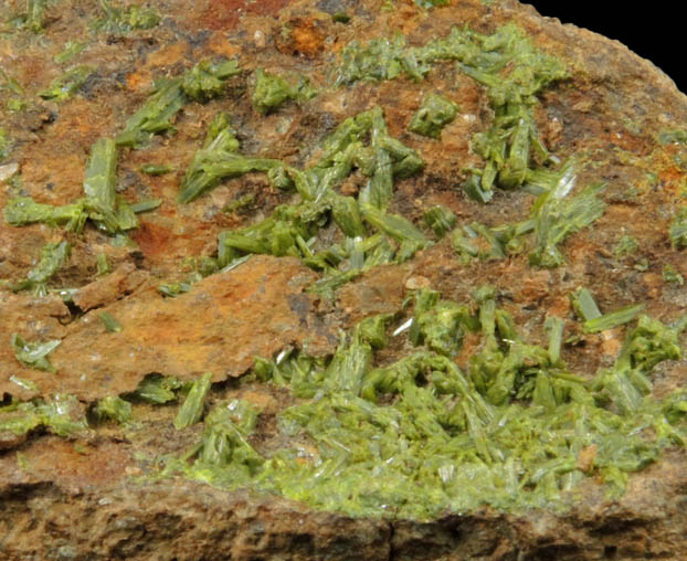 Pyromorphite from Wheatley Mine, Phoenixville District, Chester County, Pennsylvania