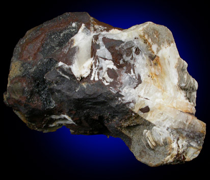 Barite with Siderite from clay mines west of Corriganville, Allegany County, Maryland