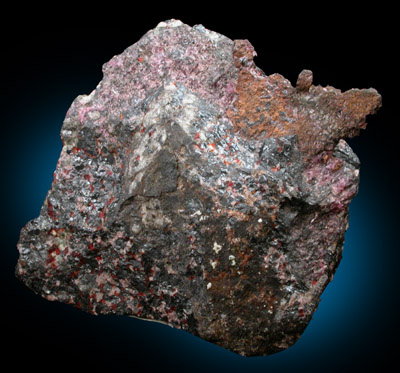 Copper with Hodgkinsonite from Franklin Mining District, Sussex County, New Jersey (Type Locality for Hodgkinsonite)