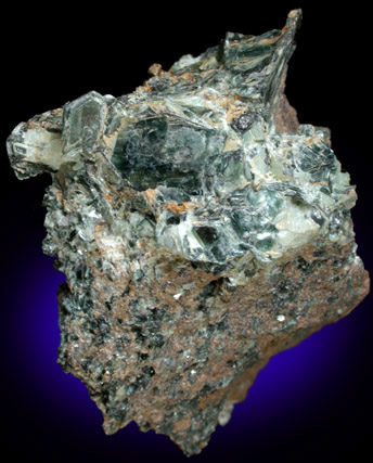 Clinochlore from Tilly Foster Iron Mine, near Brewster, Putnam County, New York