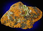 Cerussite, Pyromorphite, Wulfenite from Wheatley Mine, Phoenixville, Chester County, Pennsylvania