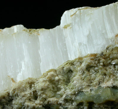 Aragonite with Serpentine and Magnesite from C.K. Williams Quarry, Easton, Northampton County, Pennsylvania