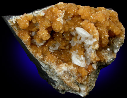 Calcite on Stilbite from Kibblehouse Quarry, Perkiomenville, Montgomery County, Pennsylvania