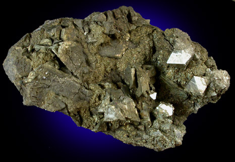 Chalcopyrite with Pyrite from French Creek Iron Mines, St. Peters, Chester County, Pennsylvania