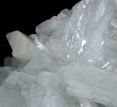 Albite var. Cleavelandite from Rutherford Mine, Amelia Court House, Amelia County, Virginia