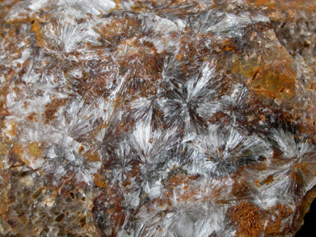 Wavellite from Hoffman's Iron Mine, Hellertown, Northampton County, Pennsylvania