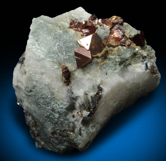 Pyrite on Calcite from French Creek Iron Mines, St. Peters, Chester County, Pennsylvania