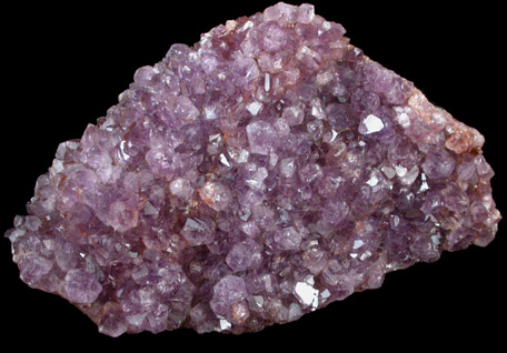 Quartz var. Amethyst from Catalan Agate-Amethyst District, Souther Paran Basalt Basin, Artigas, Uruguay