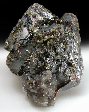 Sphalerite and Chalcopyrite from Ballard Mine, Baxter Springs, Cherokee County, Kansas