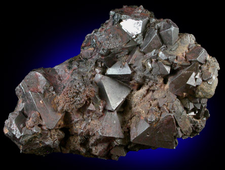 Hematite pseudomorphs after Magnetite (Martite) from Twin Peaks, Millard County, Utah