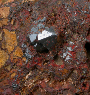 Brookite from Magnet Cove, Hot Spring County, Arkansas