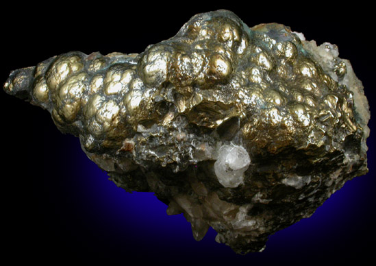 Chalcopyrite with Calcite from Chimney Rock Quarry, Bound Brook, Somerset County, New Jersey