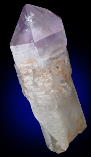 Quartz var. Amethyst Scepter from Diamond Hill, Ashaway, south of Hopkinton, Washington County, Rhode Island