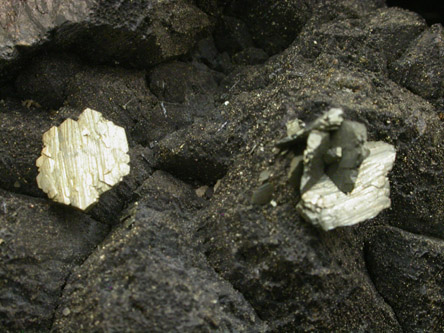 Marcasite on Sphalerite from Cherokee County, Kansas