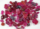 Spinel and Ruby Corundum from Mogok District, 115 km NNE of Mandalay, Mandalay Division, Myanmar (Burma)