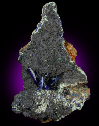 Azurite from Bisbee, Warren District, Cochise County, Arizona