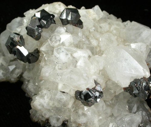 Sphalerite on Quartz from Alston Moor, West Cumberland Iron Mining District, Cumbria, England