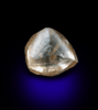 Diamond (1.52 carat macle, twinned crystal) from Kolmanskappe, Namibia