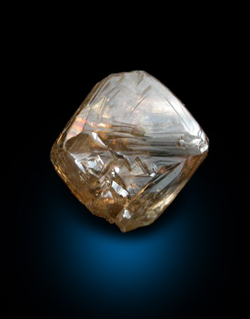 Diamond (2.63 carat octahedral crystal) from Northern Cape Province, South Africa