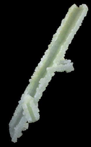 Prehnite pseudomorph after Laumontite with Apophyllite from Bombay Quarry, Mumbai (Bombay), Maharastra, India