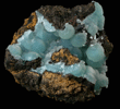 Hemimorphite from 79 Mine, Banner District, near Hayden, Gila County, Arizona