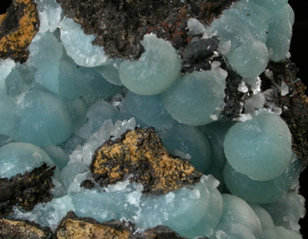 Hemimorphite from 79 Mine, Banner District, near Hayden, Gila County, Arizona