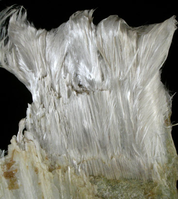 Clinochrysotile from C.K. Williams Quarry, Easton, Northampton County, Pennsylvania