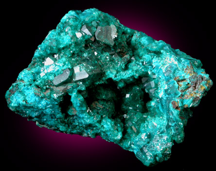 Dioptase from Reneville, Kindanba District, Pool Department, Republic of Congo