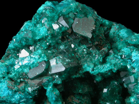 Dioptase from Reneville, Kindanba District, Pool Department, Republic of Congo