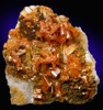 Wulfenite, Mimetite, Descloizite from Erupcion/Ahumada Mine, Sierra de Los Lamentos, Chihuahua, Mexico