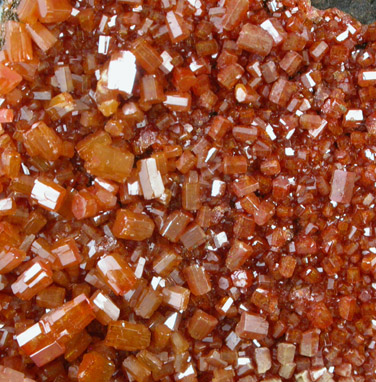 Vanadinite from Apache Mine (Vanadium Shaft), 8 km north of Globe, Gila County, Arizona