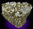 Pyrite with Quartz from Huanzala, Peru