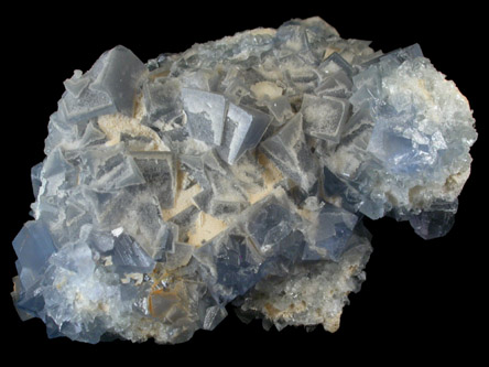 Fluorite on Quartz from Blanchard Mine, Hansonburg District, 8.5 km south of Bingham, Socorro County, New Mexico