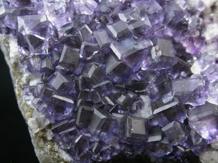 Fluorite with Pyrite from Old Mine Plaza construction site, Mine Hill, Trumbull, Fairfield County, Connecticut