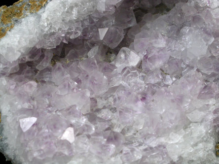 Quartz var. Amethyst from O and G Industries Southbury Quarry, Southbury, New Haven County, Connecticut