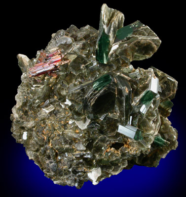 Muscovite with Rutile from Shelby, Cleveland County, North Carolina