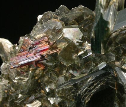 Muscovite with Rutile from Shelby, Cleveland County, North Carolina