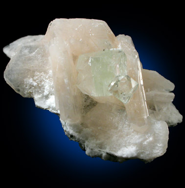 Stilbite with Apophyllite from Jalgaon, Maharashtra, India