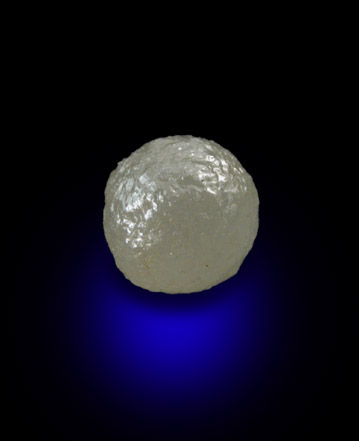 Diamond (0.92 carat spherical crystal) from Bahia, Brazil