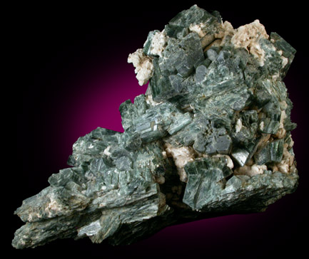 Tremolite with Albite from Selleck Rd. Locality, West Pierrepont, St. Lawrence County, New York
