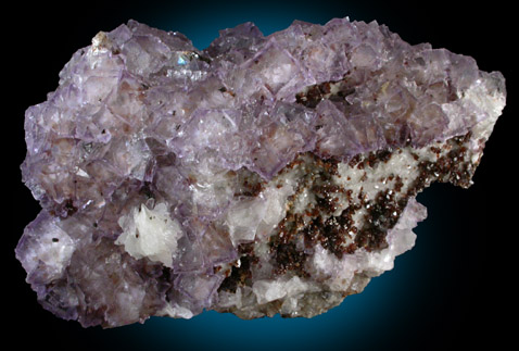 Fluorite with Sphalerite from Elmwood Mine, Carthage, Smith County, Tennessee