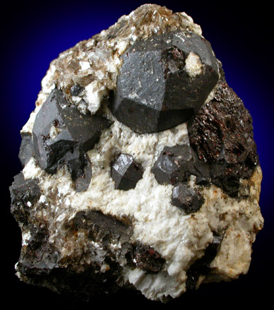 Almandine Garnet from Hedgehog Hill, Peru, Oxford County, Maine