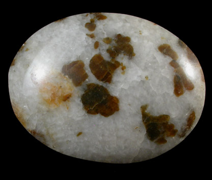 Quartz cabochon from Wyoming