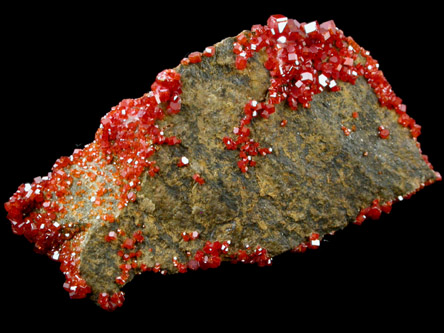 Vanadinite from Apache Mine (Vanadium Shaft), 8 km north of Globe, Gila County, Arizona