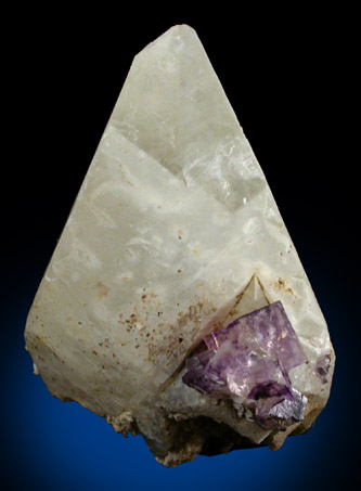 Calcite with Fluorite from Caldwell Stone Quarry, Danville, Boyle County, Kentucky